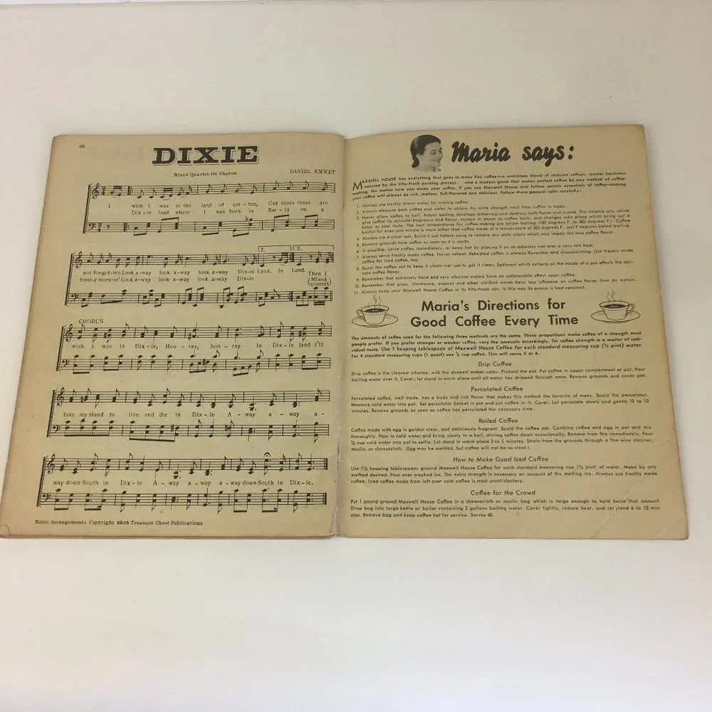 Vtg 1930s Songs of the Showboat Sheet Music‎ Book
